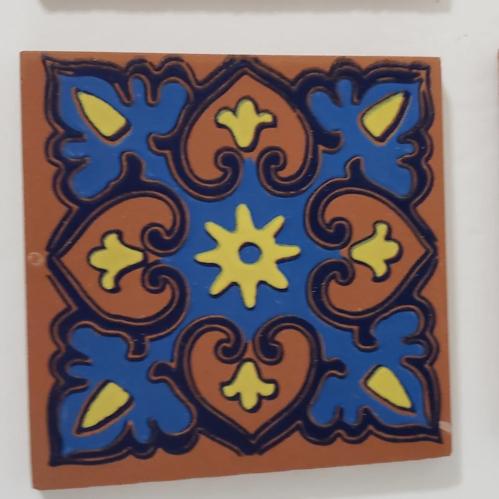 Tile Coaster Set of 6 Sunflowers
